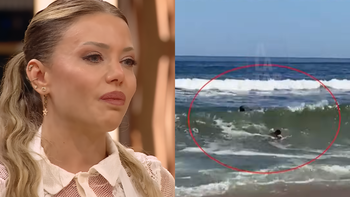 La angustia de Evangelina Anderson al enterarse que Martín Demichelis y sus hijos casi se ahogan en el mar