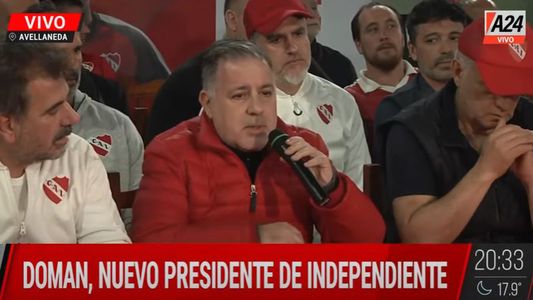 Fabián Doman es el nuevo presidente de Independiente