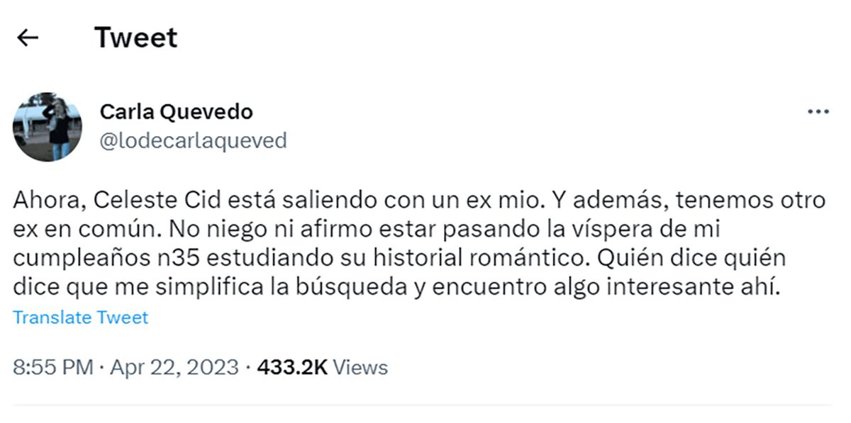 La Reacción De Celeste Cid Tras La Romántica Declaración De Amor De Su