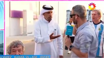 El momento de tensión y censura que vivió el Pollo Álvarez mientras transmitía en vivo desde Qatar