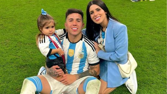 Enzo Fernández fue padre por segunda vez junto a Valentina Cervantes