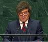 Milei cuestionó a la ONU y reclamó por las islas Malvinas: Para nosotros es una cuestión nacional