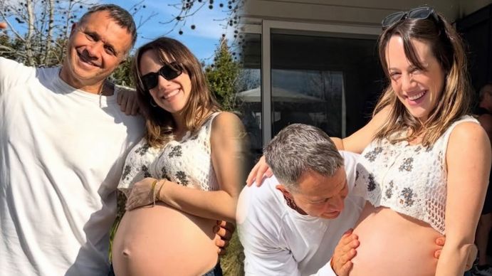 ¡Sergio Lapegüe abuelo! Nació Delfina, la esperada hija de Mica: la primera foto de la beba