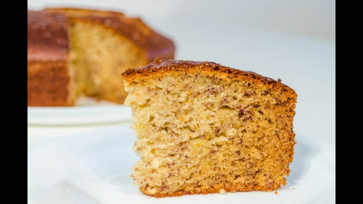 BIZCOCHUELO DE BANANA receta: receta fácil, postre saludable y CON BANANAS MADURAS