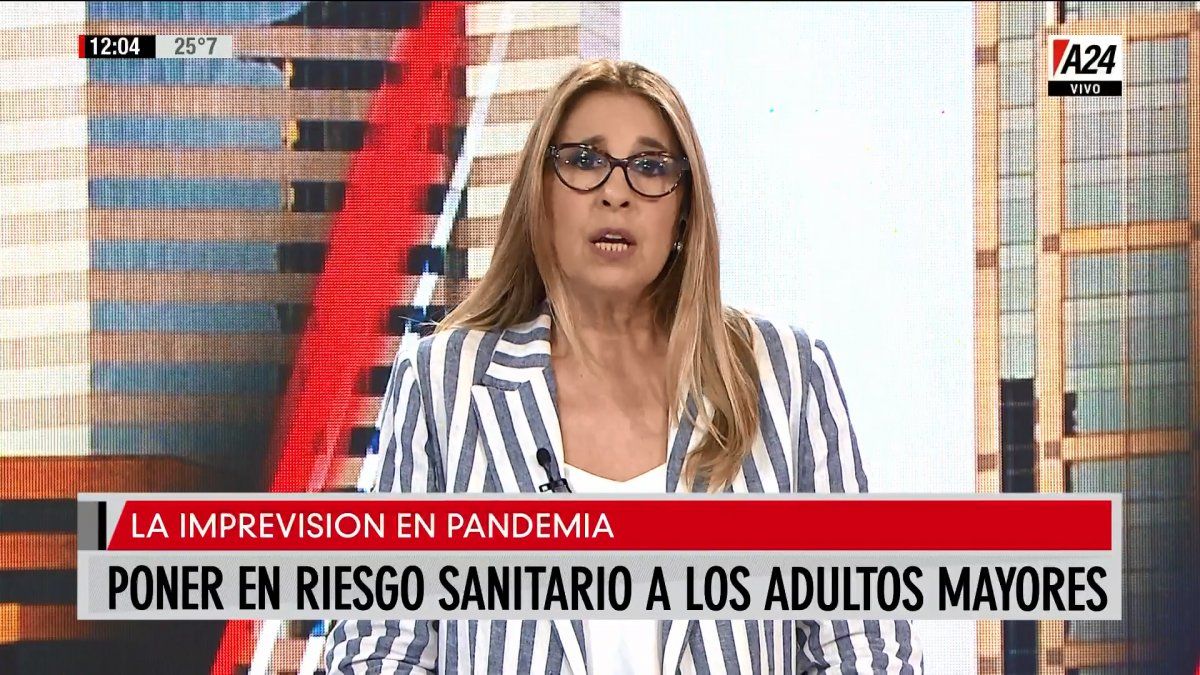 Vacunación Covid: Clara Salguero analizó las largas filas en el Luna Park. (Captura de Tv)