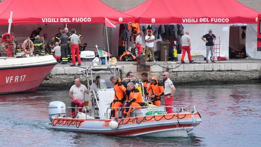 El naufragio del superyate en Sicilia confirmó una nueva y última tragedia