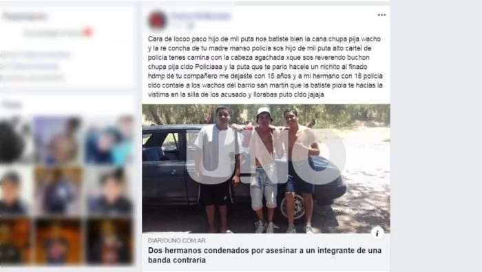 Lo condenaron por asesino y se burló en Facebook: Hacele un nichito al finado