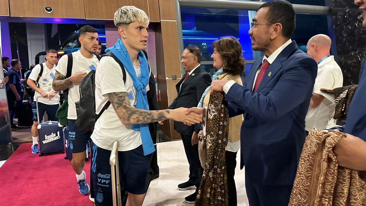 La Selección Argentina llegó a Indonesia