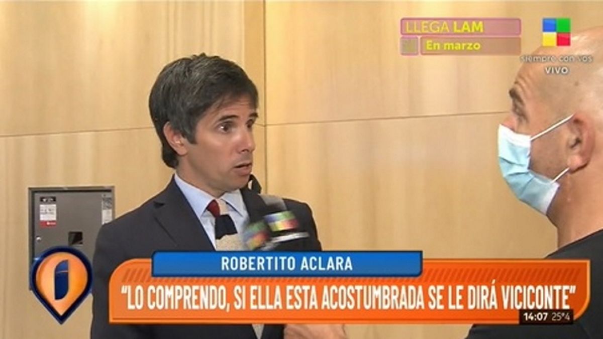 Robertito Funes Ugarte aclaró cómo se pronuncia correctamente el apellido de Mica Viciconte, pero aclaró que no tiene problema alguna en llamarla como ella está acostumbrada. 