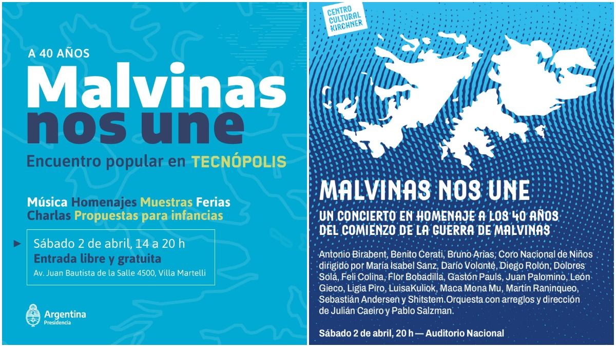 40 años! Malvinas Argentinas para siempre - Vamos!