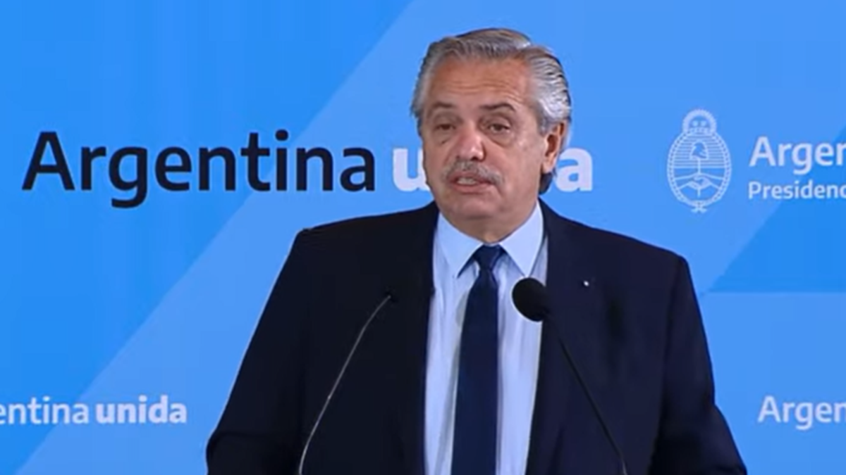 El nuevo furcio de Alberto Fernández: &nbsp;¿qué querés que diga? (Foto: Presidencia de la Nación).