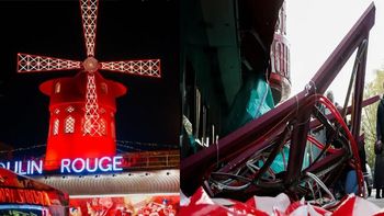 El peligroso accidente que sufrió el mítico Moulin Rouge de París: video
