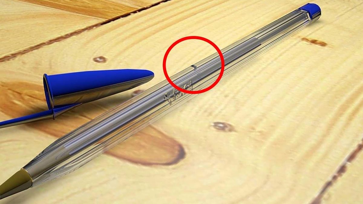 El pequeño punto en la tapa del bolígrafo tiene una función crucial: equilibrar la presión interna y garantizar un flujo de tinta constante.&nbsp;