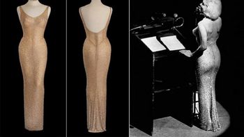 ¡mira a cuanto subastaron el vestido con el que marilyn monroe le canto a kennedy!