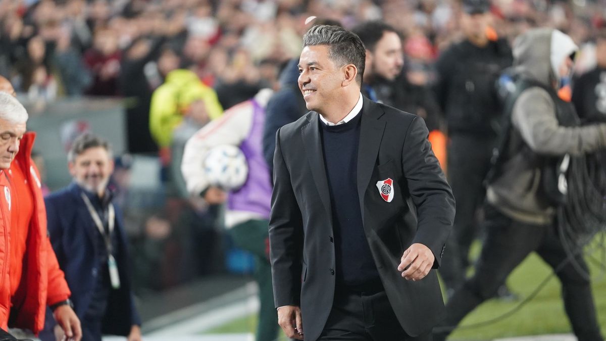 Marcelo Gallardo volvió al Monumental. (Foto: Olé)