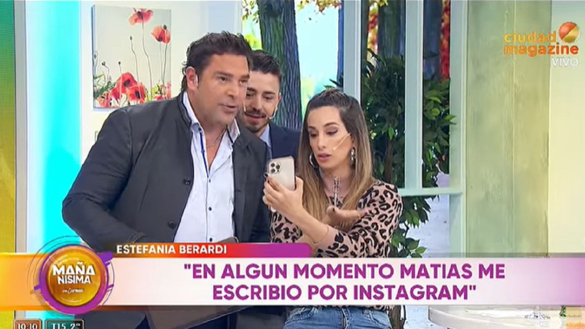 Estefanía Berardi recordó cuando Matías Alé intentó seducirla por Instagram