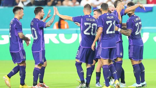 La Selección Argentina le ganó 3 a 0 a Honduras en Miami
