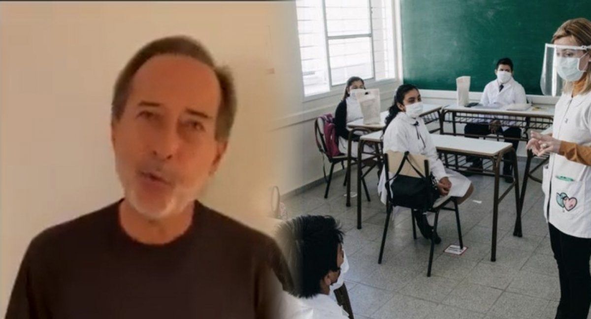 Guillermo Francella pidió clases presenciales