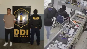Detuvieron al falso cliente del robo a una joyería en San Francisco Solano tras fingir una discapacidad.&nbsp;