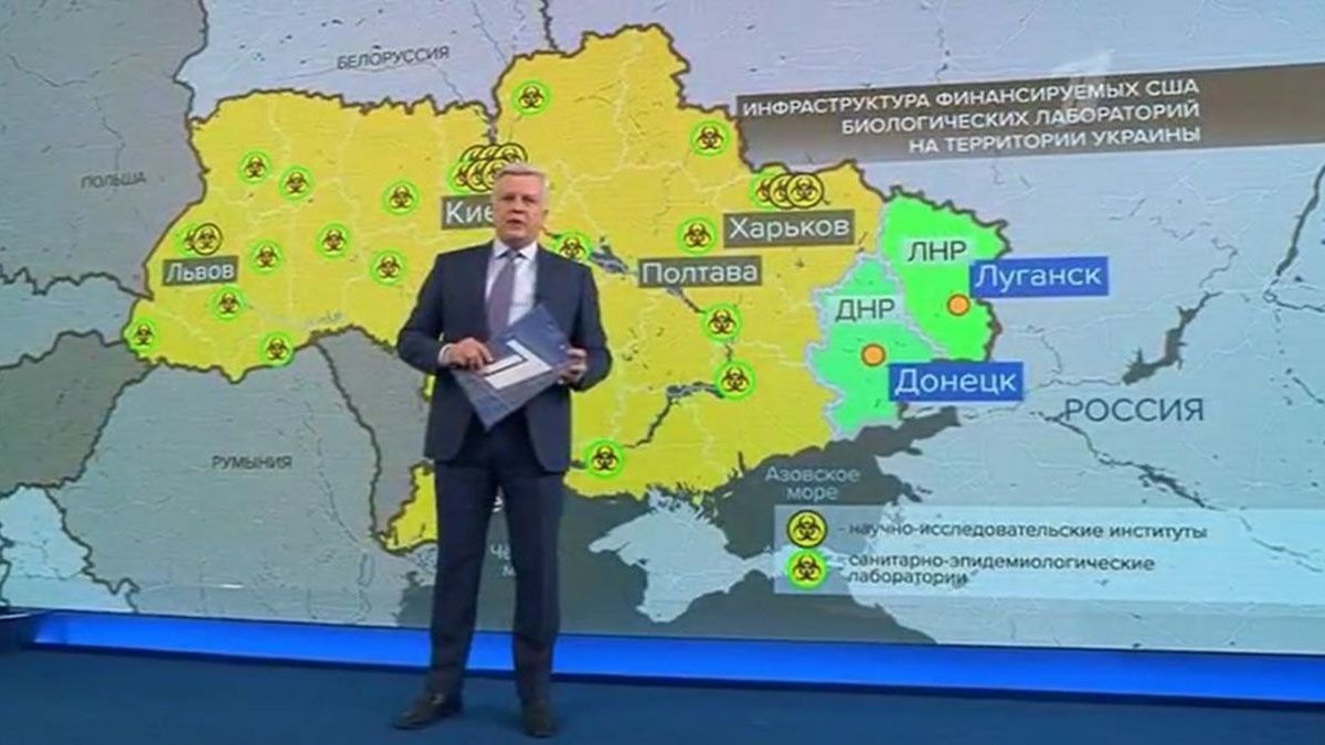 En la televisión rusa se muestran las plantas que el Kremlin denunció ante las Naciones Unidas (Foto: Archivo)