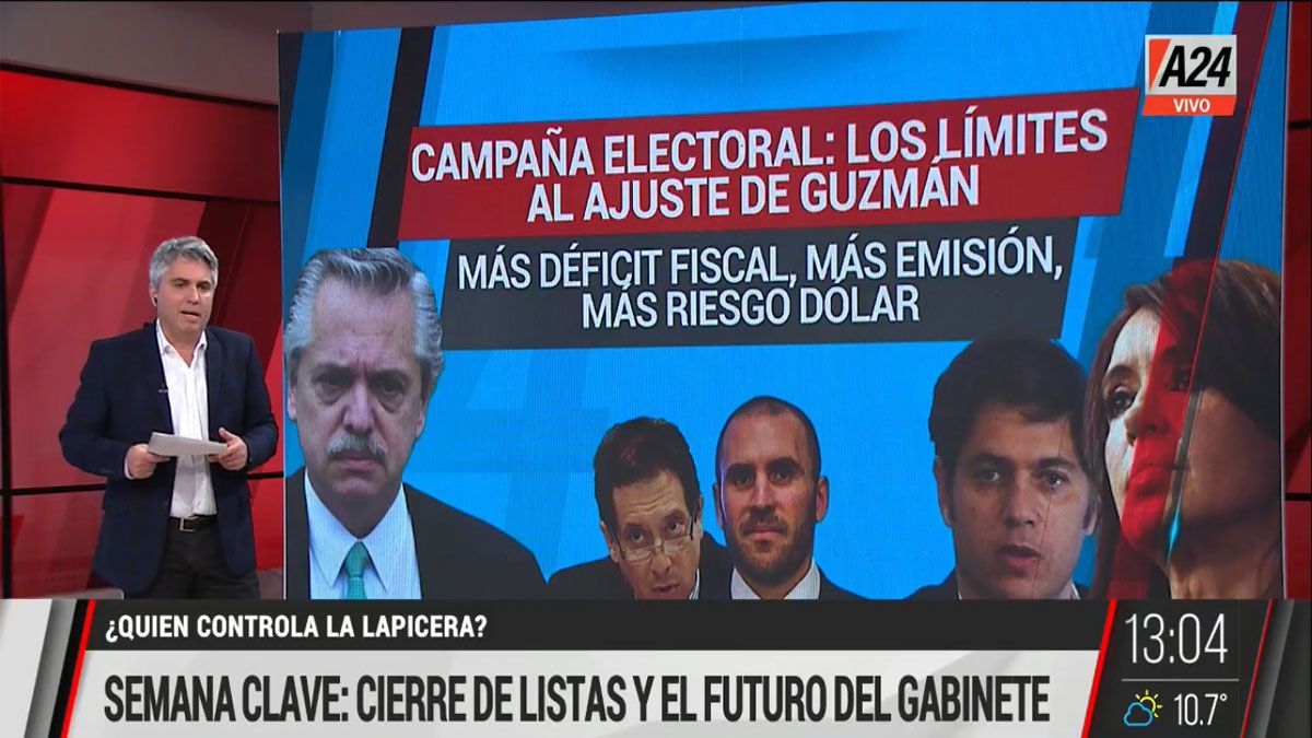 La alta inflación da pocas posibilidades para recomponer el poder adquisitivo con un mayor gasto social. (Foto: Captura de TV)