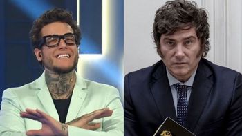 La solicitud de amistad de Alex Caniggia a Javier Milei con un frase letal sobre su padre, El Pájaro