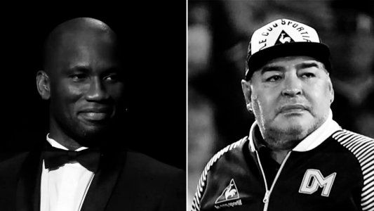 La emotiva carta de Drogba a Maradona: Tendremos que aprender a amar el fútbol sin vos