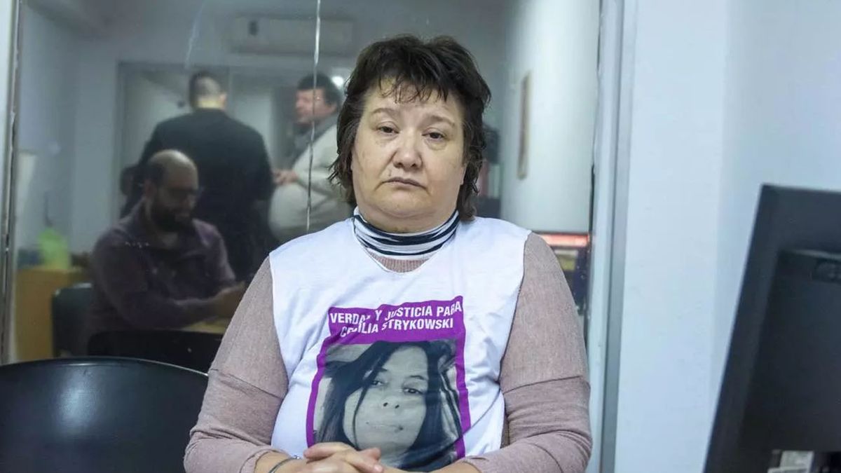 La mamá de Cecilia Strzyzowski sigue pidiendo justicia. Foto: archivo. 