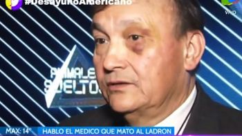 Lo que no se vio al aire de la entrevista de Fantino al médico que mató al delincuente