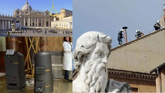 Así instalaron la chimenea en el Vaticano para la fumata: qué es y por qué el mundo la espera