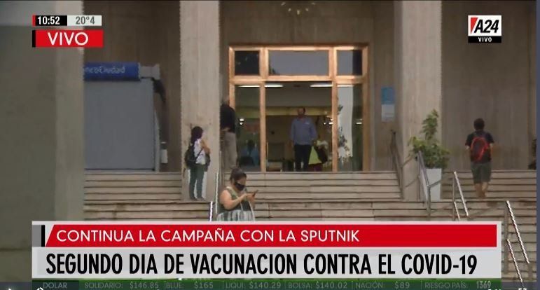 Comenzó el segundo día de vacunación contra el coronavirus en toda la Argentina