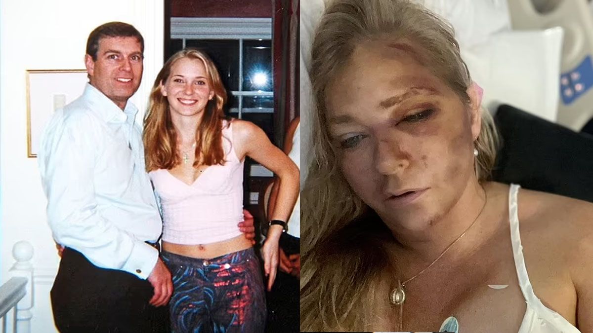 Cuando era menor de edad, con el príncipe Andrés. A la derecha, el grave estado en que quedó luego de un accidente de autos en marzo de este año. Luego, se suicidó. (fotos: Gentileza Daily Mail) Cuando era menor de edad, con el príncipe Andrés. A la derecha, el grave estado en que quedó luego de un accidente de autos en marzo de este año. Luego, se suicidó. (fotos: Gentileza Daily Mail)