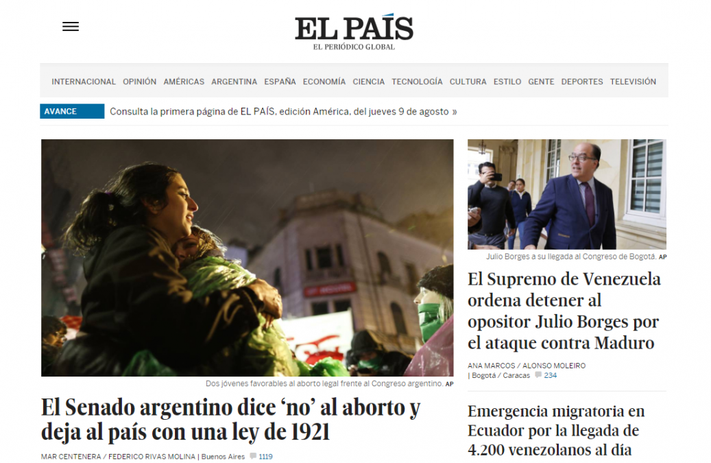 En el país del Papa, el aborto sigue siendo ilegal: así reflejaron los medios del mundo lo que pasó en el Senado