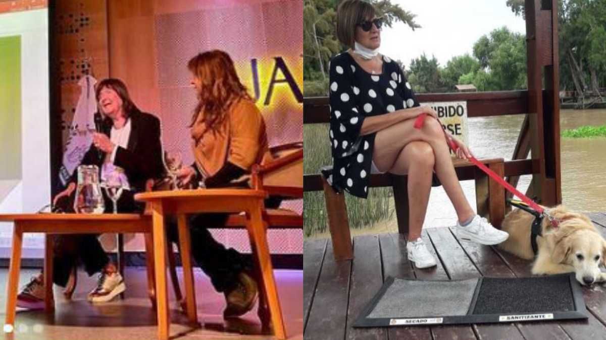 Sandra tiene 59 años. Pese a perder la vista