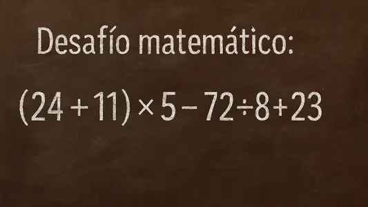 Desafío matemático: la cuenta parece sencilla, pero muchos cometen un error frecuente