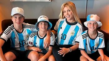 Se supo el motivo por el que los hijos varones de Wanda Nara no se fueron a Europa con ella  