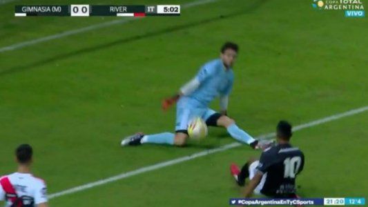 La más clara del PT: lo tuvo Lucas Carrizo y Lux salvó a River