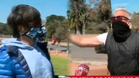 Agredieron a Robertito en Palermo: A los de C5N los vamos a echar de la ciudad... ¡vayan a La Matanza!