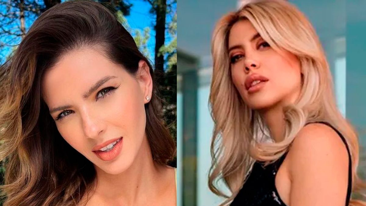 El día que Wanda Nara participó en un vivo de La China Suárez.