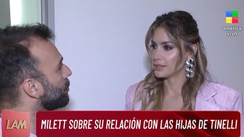 La incómoda reacción de Milett Figueroa al hablar de su relación con las hijas de Marcelo Tinelli: Yo no...