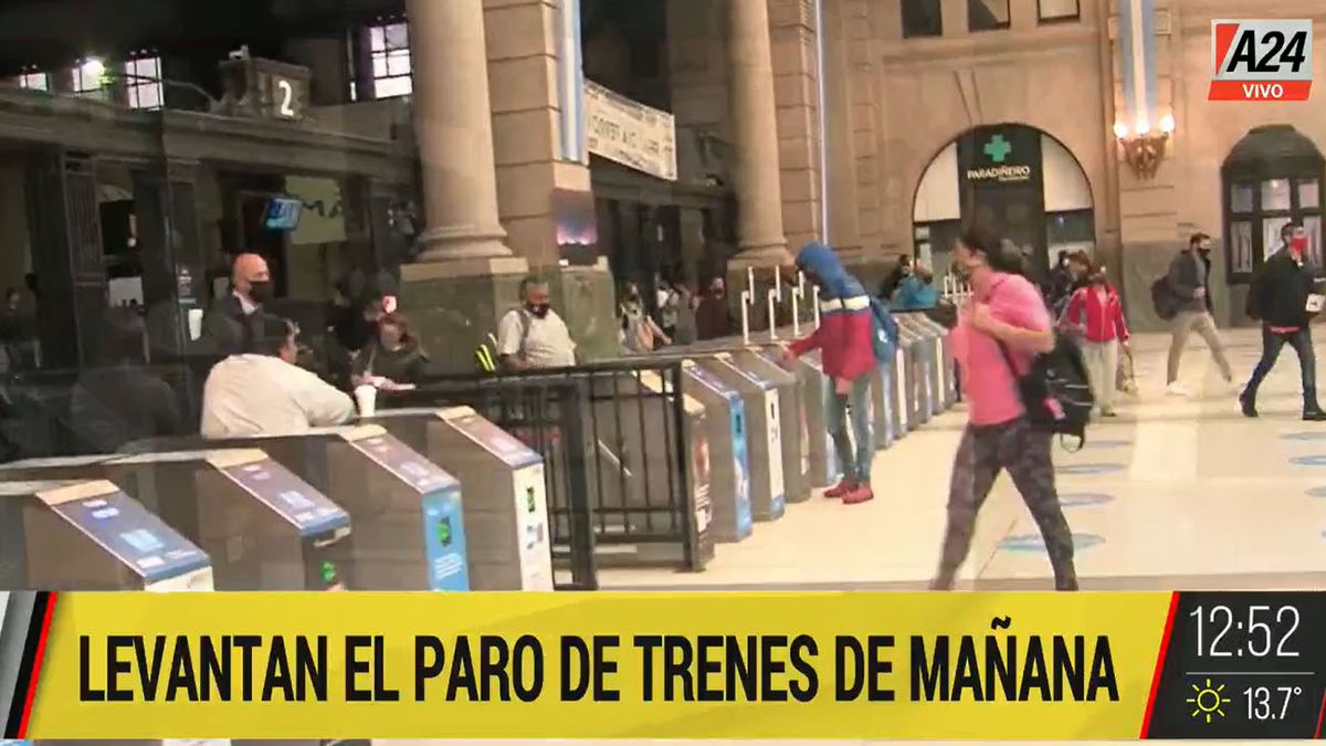 El Gobierno dictó la conciliación obligatoria y se levantó el paro de trenes del miércoles: qué pasará el jueves