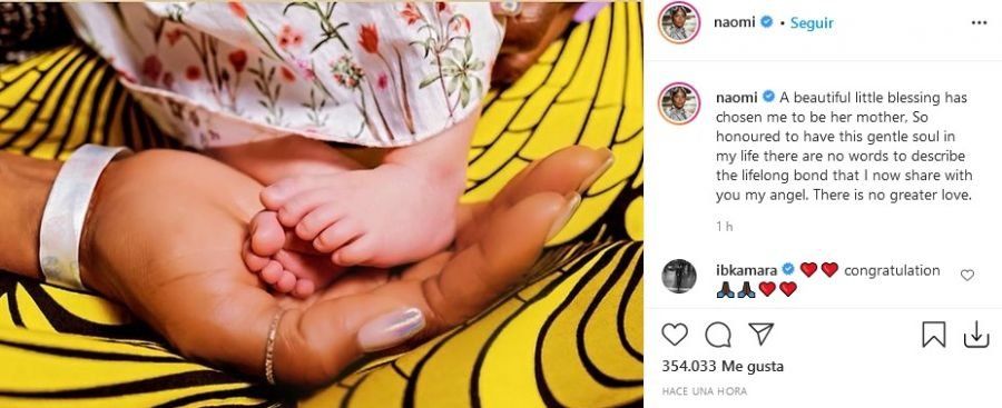 Naomi Campbell es la modelo que fue mama a los 50 a&ntilde;os