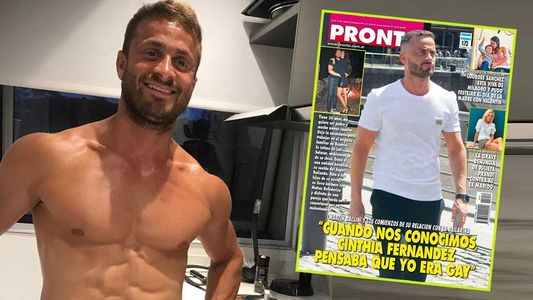 Así reaccionó Martín Baclini ante el rumor de que le paga a Cinthia Fernández para decir que es su novia y esconder su homosexualidad