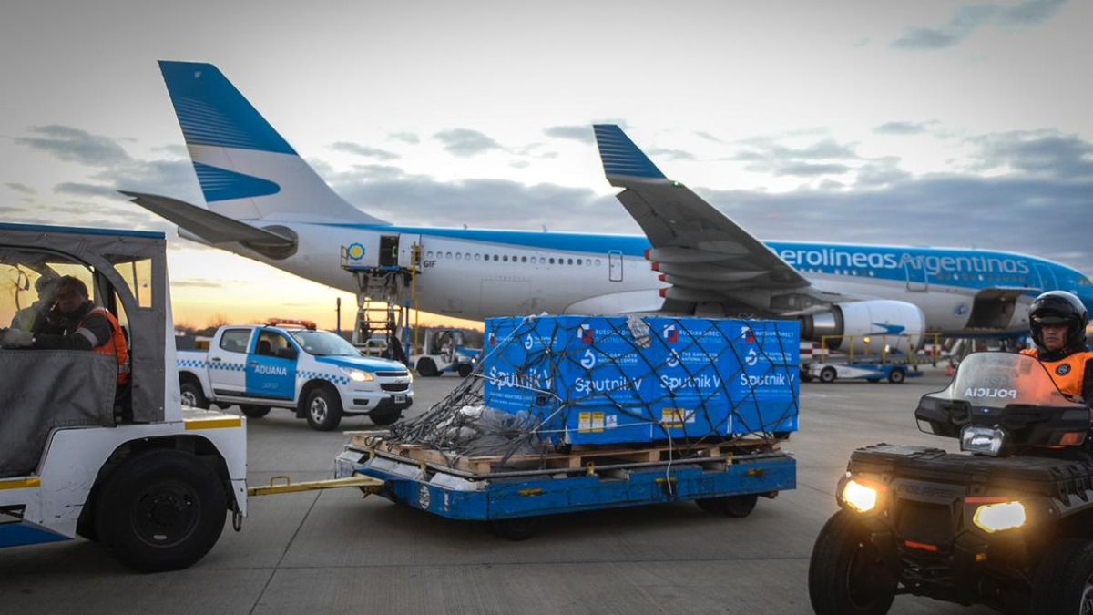 Arriban más vacunas en Argentina.