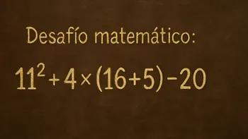 La regla esencial para resolver este desafío matemático es conocido como PEMDAS (por sus siglas en inglés) o jerarquía de operaciones.