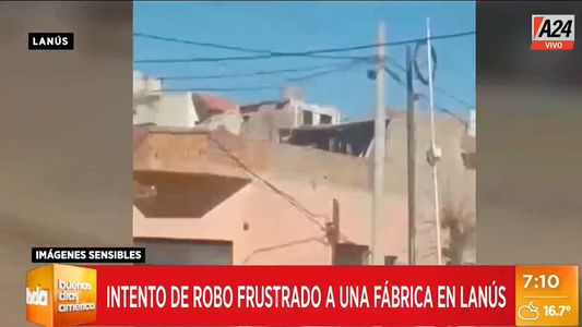 Brutal tiroteo a plena luz del día en un intento de robo en un local de autopartes