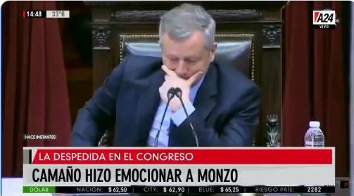 Diputados: entre la rosca y la chicana política, apareció la emoción de Emilio Monzó