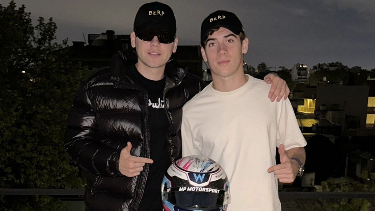 El gesto de Bizarrap que ¿confirma el futuro de Colapinto en la F1?