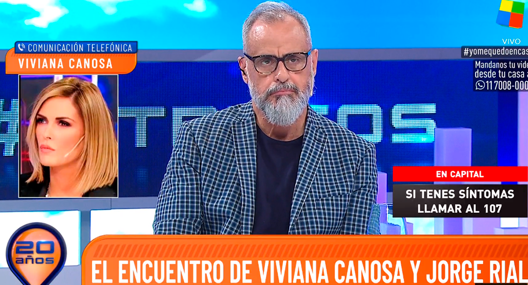 Canosa, dura por el viaje del conductor: Si hay un albañil o Tinelli le van a dar el respirador a Marcelo