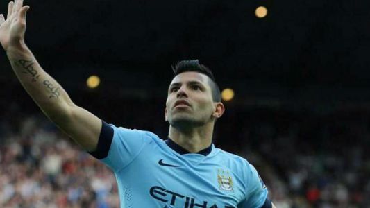 ¡Endemoniado! El Kun Agüero metió cinco en goles en 20 minutos